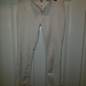 Size 11 white cotton jeggings
